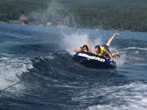 Boat pulling tube