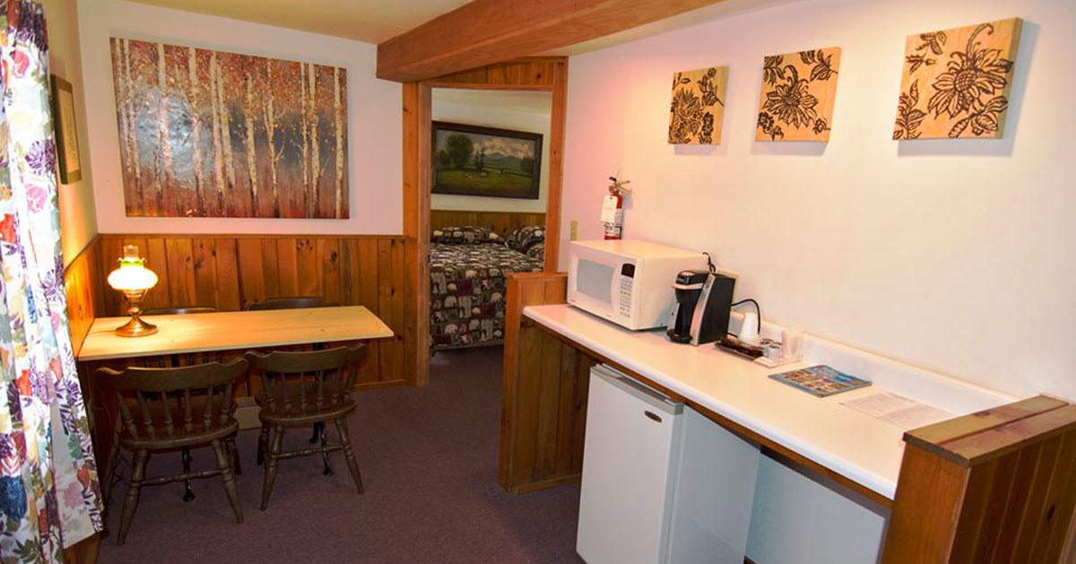 interior of motel